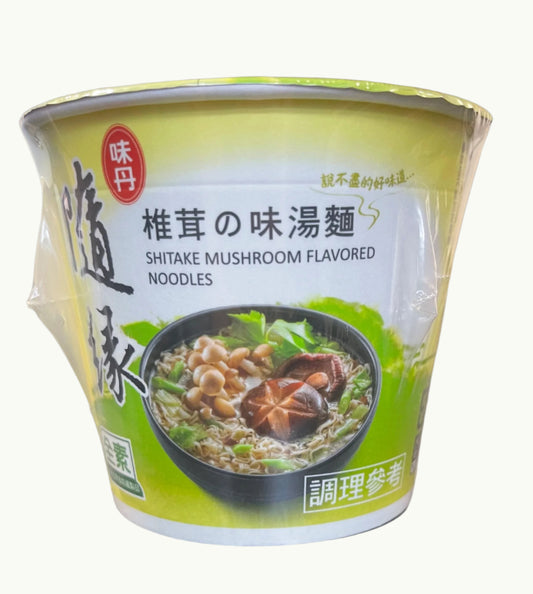 Shitake Mushroom Flavored Noodles 椎味汤面